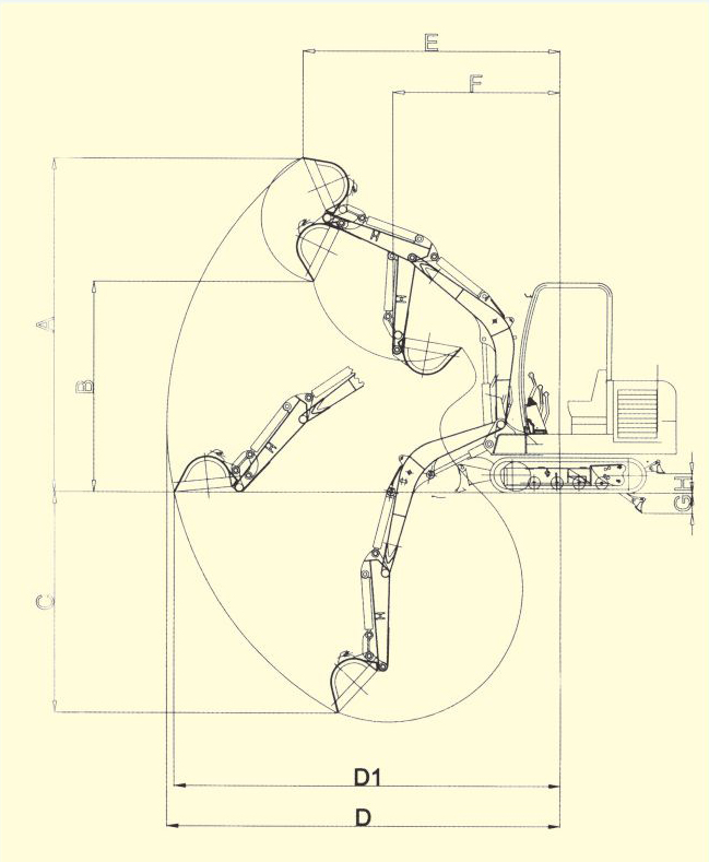 小型挖掘機